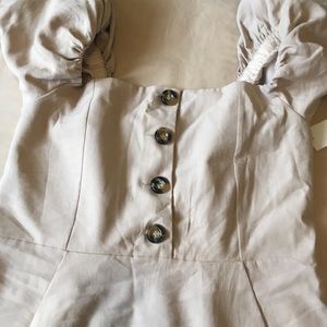 SFW Puffed sleeve off-the- shlder dress size L